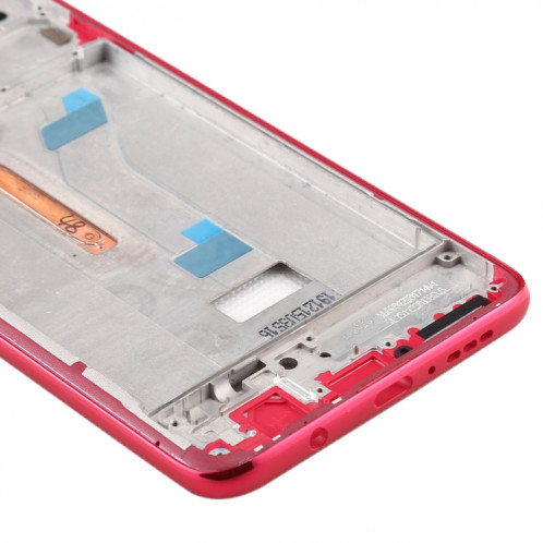 Boîtier avant plaque de cadre LCD pour Xiaomi Redmi K30, version 4G (rouge) SH825R1367-06