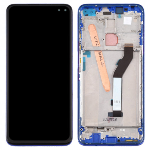 Écran LCD et numériseur complet avec cadre pour Xiaomi Redmi K30 5G (bleu) SH827L95-06