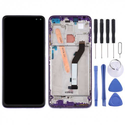 Écran LCD et numériseur complet avec cadre pour Xiaomi Redmi K30 5G (violet) SH827P1617-06