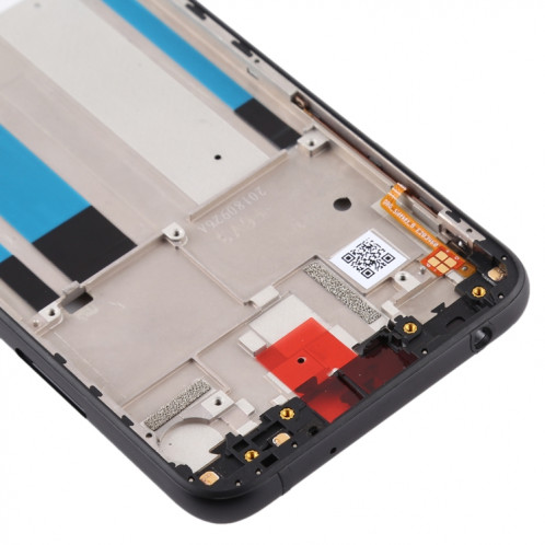 Boîtier avant LCD Frame Bezel Plate pour Nokia X6 (2018) / 6.1 Plus TA-1099 (Black) SH844B1109-06
