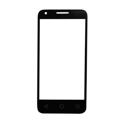 iPartsAcheter pour Alcatel One Touch Pixi 3 4.5 / 4027 Lentille extérieure en verre (Noir) SI861B304-05