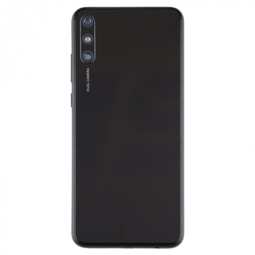 Cache arrière de la batterie d'origine avec touches latérales pour Huawei Enjoy 10e (noir) SH79BL1214-06