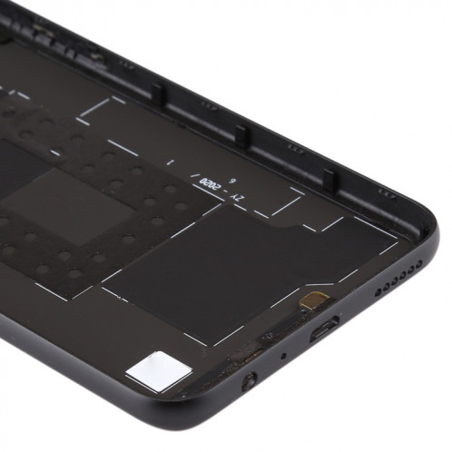 Cache arrière de la batterie d'origine avec touches latérales pour Huawei Enjoy 10e (noir) SH79BL1214-06