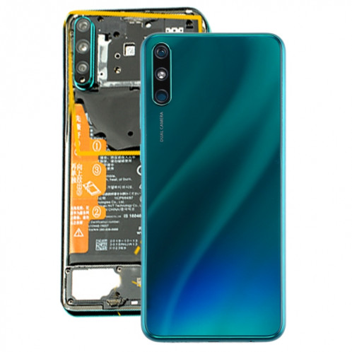 Cache arrière de batterie d'origine avec touches latérales pour Huawei Enjoy 10e (vert) SH79GL953-06