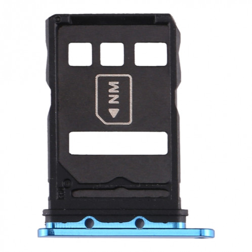 Plateau de la carte SIM + plateau de la carte NM pour Huawei P40 (bleu) SH882L1226-05