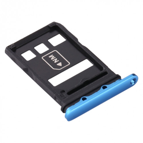 Plateau de la carte SIM + plateau de la carte NM pour Huawei P40 (bleu) SH882L1226-05