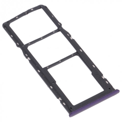 Pour OPPO Realme 5 Plateau de carte SIM + Plateau de carte SIM + Plateau de carte Micro SD (Violet) SH883P1623-04