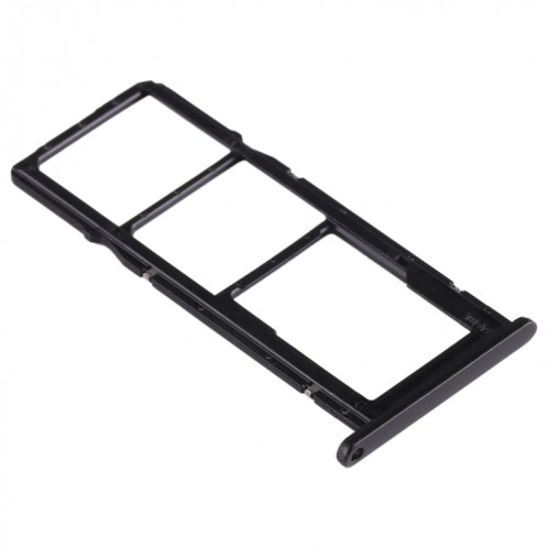 Plateau de la carte SIM + plateau de la carte SIM + plateau de la carte Micro SD pour Huawei Enjoy 10e / Honor Play 9A (noir) SH885B1880-05