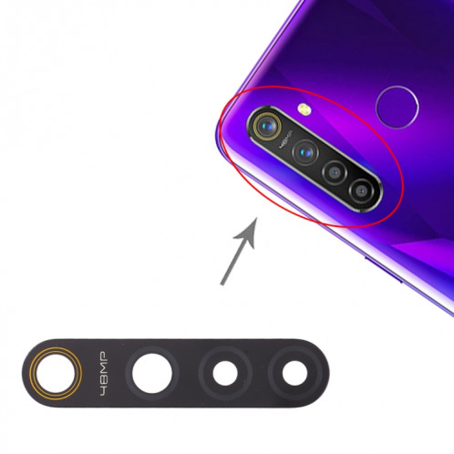 Objectif de caméra arrière 10 PCS pour OPPO Realme 5 Pro / Realme Q SH59221810-05
