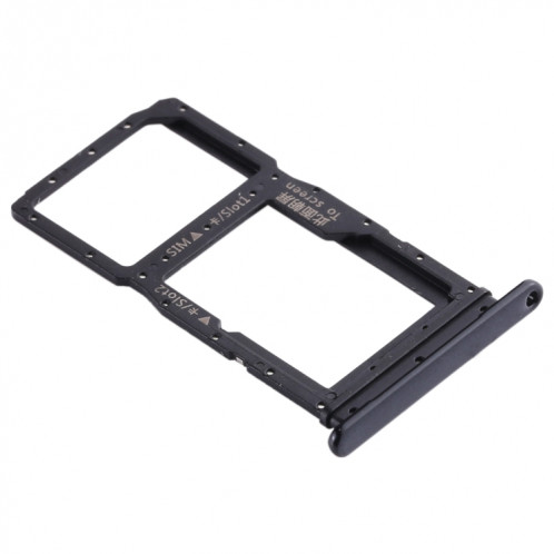 Plateau pour Carte SIM + Plateau pour Carte SIM / Plateau pour Carte Micro SD pour Huawei Enjoy 10 Plus (Noir) SH965B454-05