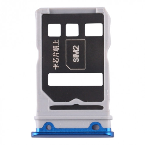 Plateau de carte SIM + plateau de carte SIM pour l'honneur V30 Pro / Honor V30 (Bleu foncé) SH967D506-05