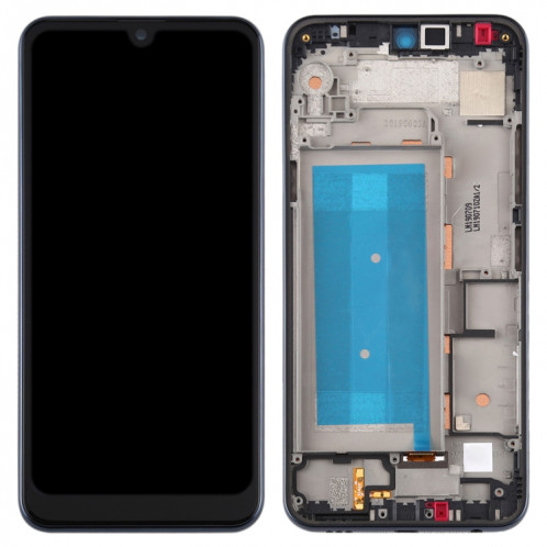 Écran LCD et numériseur complet avec cadre pour LG Q60 X525ZA X525BAW X525HA X525ZAW / LG X6 2019 LMX625N X625N X525, SIM unique (Noir) SH970B455-06
