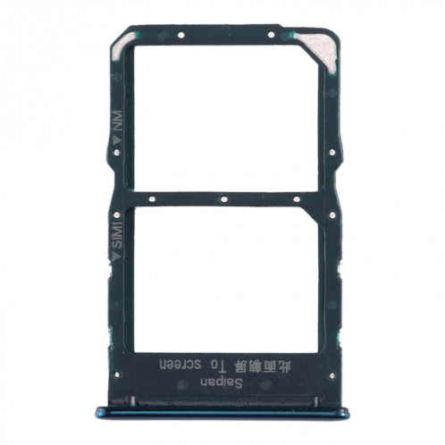 Plateau pour carte SIM + plateau pour carte NM pour Huawei Nova 5z / Nova 5i Pro (Vert) SH975G1192-05