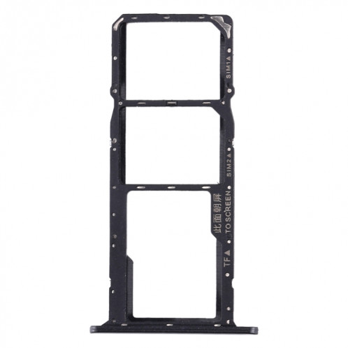 Plateau Carte SIM + Plateau Carte SIM + Plateau Carte Micro SD pour Huawei Honor Play 3e (Noir) SH977B774-05
