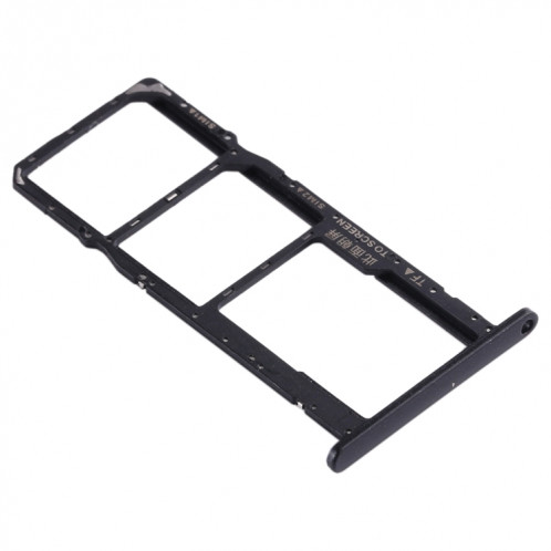 Plateau Carte SIM + Plateau Carte SIM + Plateau Carte Micro SD pour Huawei Honor Play 3e (Noir) SH977B774-05