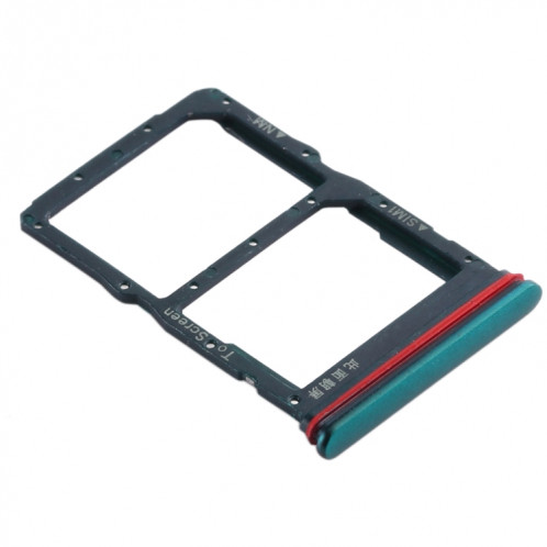 Plateau pour carte SIM + plateau pour carte NM pour Huawei Honor 30S / Nova 7 SE (Vert) SH978G1423-05