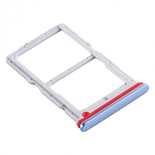 Plateau Carte SIM + Plateau Carte NM pour Huawei Honor 30S / Nova 7 SE (Bleu) SH978L274-05