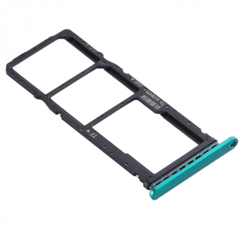 Plateau pour carte SIM + plateau pour carte SIM + plateau pour carte Micro SD pour Huawei Honor Play 4T (vert) SH987G914-05