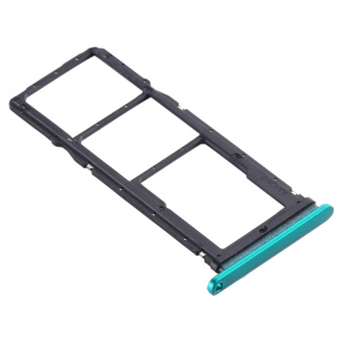 Plateau pour carte SIM + plateau pour carte SIM + plateau pour carte Micro SD pour Huawei Honor Play 4T (vert) SH987G914-05