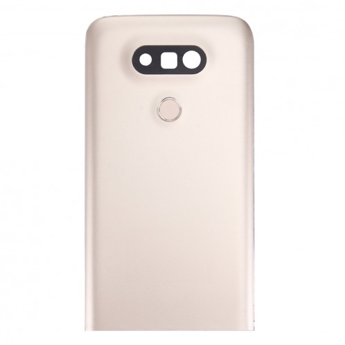 iPartsAcheter pour LG G5 Couverture Arrière en Métal avec Lentille de Caméra Arrière et Bouton d'Empreinte Digitale (Or) SI12JL640-06