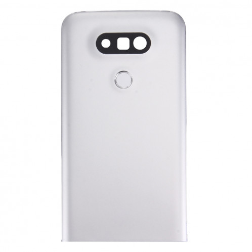 iPartsAcheter pour LG G5 Couverture Arrière en Métal avec Lentille de Caméra Arrière et Bouton d'Empreinte Digitale (Argent) SI12SL1656-06