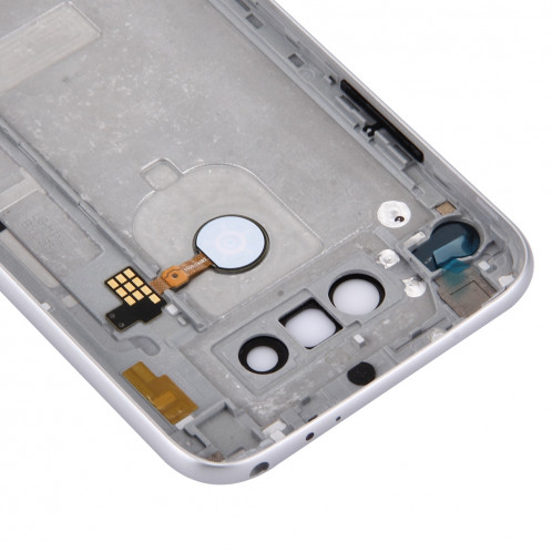 iPartsAcheter pour LG G5 Couverture Arrière en Métal avec Lentille de Caméra Arrière et Bouton d'Empreinte Digitale (Argent) SI12SL1656-06