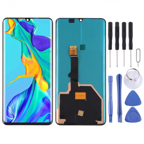 Écran LCD et numériseur complet pour Huawei P30 Pro / VOG-L29 / VOG-L09 / VOG-AL00 / VOG-TL00 / VOG-L04 / VOG-AL10 (noir) SH024B6-06