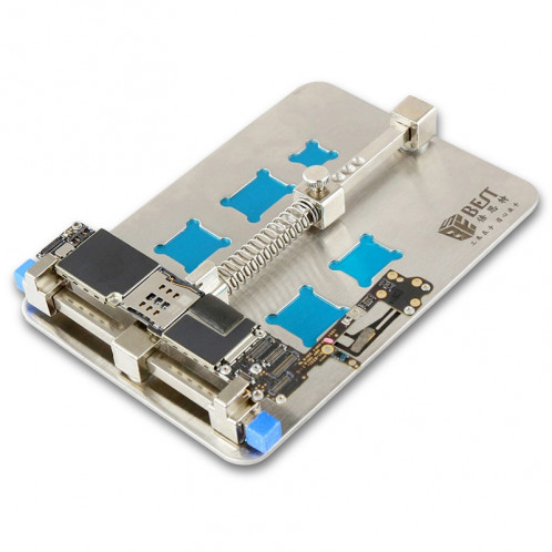 BEST 001D Soudage de carte à circuit imprimé en acier inoxydable Fixation de titulaire de carte de circuit imprimé de réparation de téléphone portable SB60691847-08