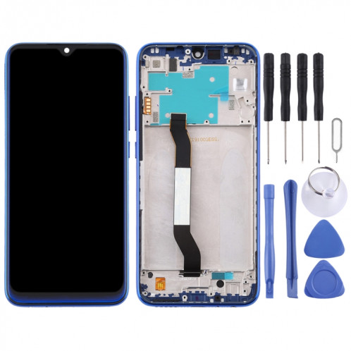 Écran LCD et numériseur complet avec cadre pour Xiaomi Redmi Note 8 (bleu) SH92LL1795-06