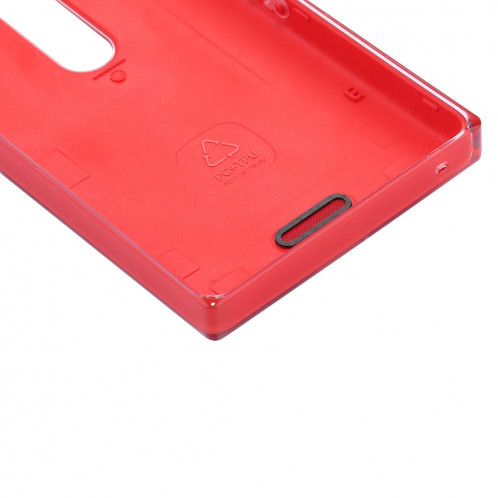 iPartsAcheter pour Nokia Asha 502 Dual SIM couvercle de la batterie arrière (rouge) SI112R1792-08