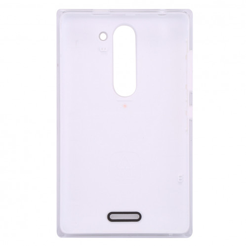 iPartsAcheter pour Nokia Asha 502 Dual SIM couvercle de la batterie (blanc) SI112W1057-08