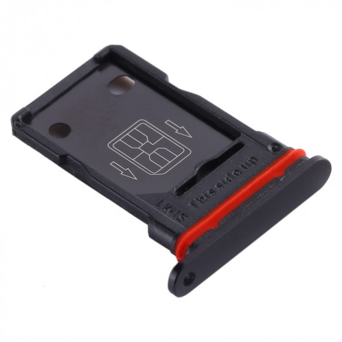 Pour plateau de carte SIM OnePlus 8 Pro + plateau de carte SIM (noir) SH115B1751-05