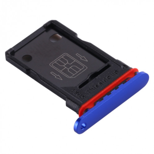 Pour plateau de carte SIM OnePlus 8 Pro + plateau de carte SIM (bleu) SH115L1176-05