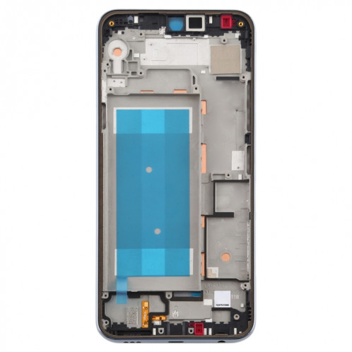 Boîtier avant plaque de cadre LCD pour LG K50 / K12 MAX / LMX520BMW / LMX520EMW (Version Double SIM) (Argent) SH119S1914-06