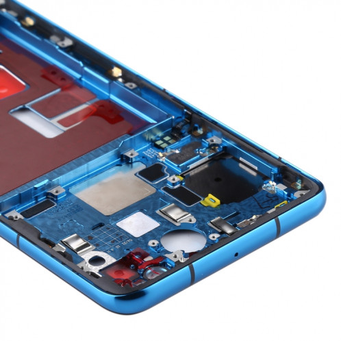 Plaque de cadre intermédiaire d'origine avec touches latérales pour Huawei P40 (bleu) SH140L1068-06