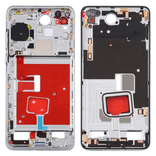 Plaque de cadre d'origine avec touches latérales pour Huawei P40 (argent) SH140S1391-06