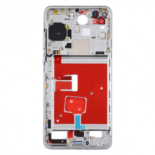 Plaque de cadre d'origine avec touches latérales pour Huawei P40 (argent) SH140S1391-06