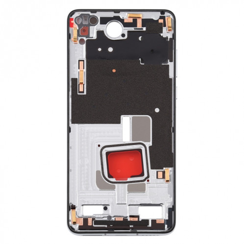 Plaque de cadre d'origine avec touches latérales pour Huawei P40 (argent) SH140S1391-06