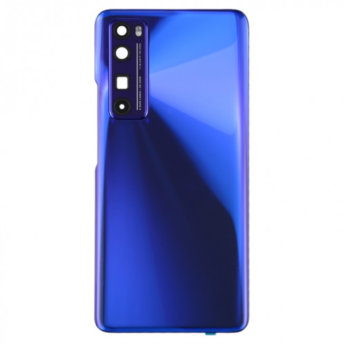 Cache arrière de batterie d'origine avec cache d'objectif d'appareil photo pour Huawei Nova 7 Pro 5G (violet) SH41PL1653-06