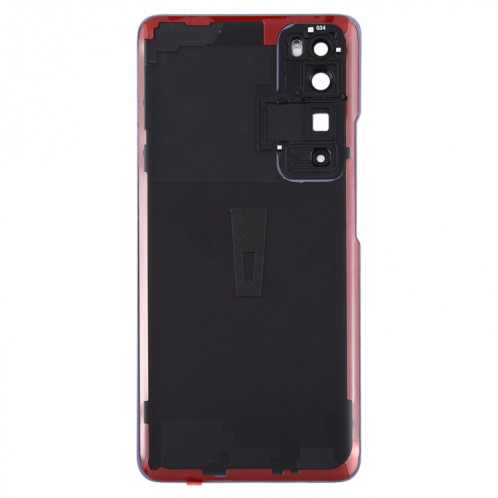 Cache arrière de batterie d'origine avec cache d'objectif d'appareil photo pour Huawei Nova 7 Pro 5G (argent) SH41SL502-06