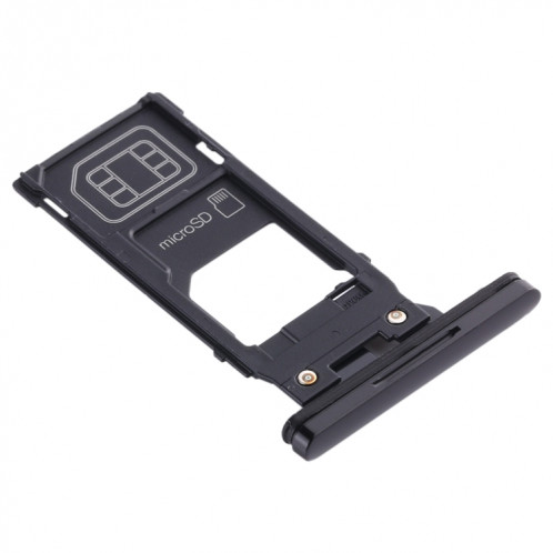 Plateau Carte SIM + Plateau Carte Micro SD pour Sony Xperia XZ3 (Noir) SH200B853-05