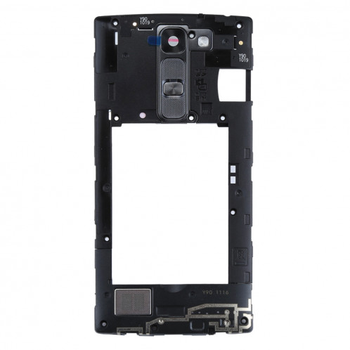 iPartsAcheter pour LG C90 H500 Cadre moyen lunette avec buzzer sonnerie de haut-parleur et lentille de la caméra arrière et bouton d'accueil SI6205631-05