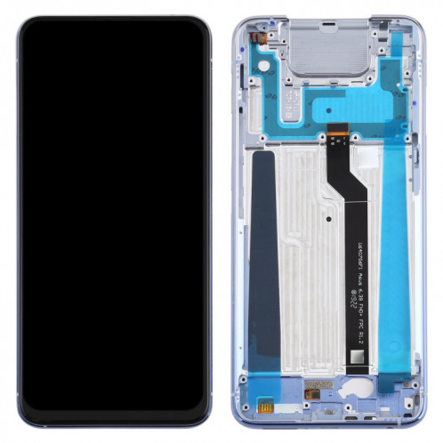 LCD Screen and Digitizer Full Assembly with Frame for Asus Zenfone 6 ZS630KL I01WD(Silver) SH209S1570-06