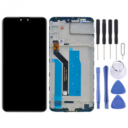 Écran LCD et numériseur complet avec cadre pour Asus Zenfone Max Pro M2 ZB631KL X01BDA (Noir) SH215B537-06