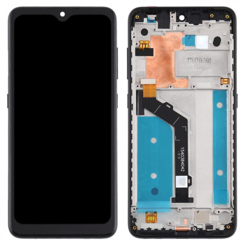 Écran LCD et numériseur complet avec cadre pour Nokia 7.2 TA-1196 (noir) SH50BL254-06
