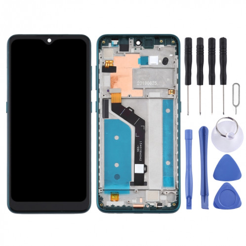Écran LCD et numériseur complet avec cadre pour Nokia 7.2 TA-1196 (vert) SH50GL86-06