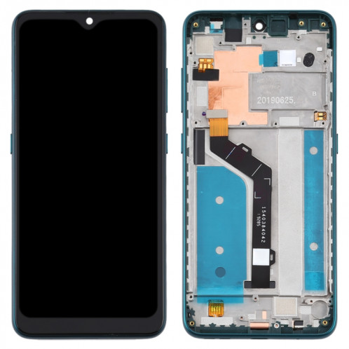 Écran LCD et numériseur complet avec cadre pour Nokia 6.2 TA-1198 TA-1200 TA-1187 TA-1201 (vert) SH51GL1778-06