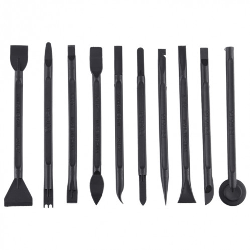 JIAFA JF-857 10 en 1 tiges de démontage Kits d'outils de réparation de pied de biche pour téléphone portable / tablette SJ62521391-05