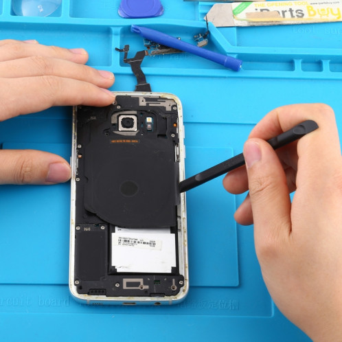 JIAFA JF-857 10 en 1 tiges de démontage Kits d'outils de réparation de pied de biche pour téléphone portable / tablette SJ62521391-05