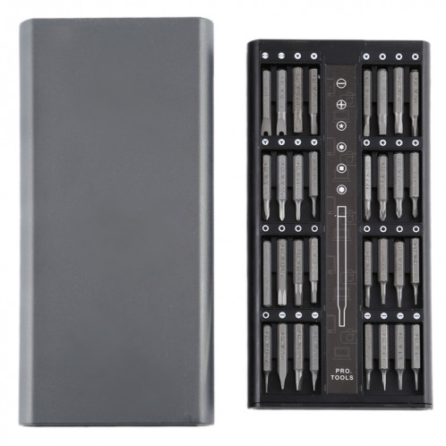 Kit d'outils de réparation de démontage de tournevis pour téléphone portable / produits électroniques (noir) SH263B478-09